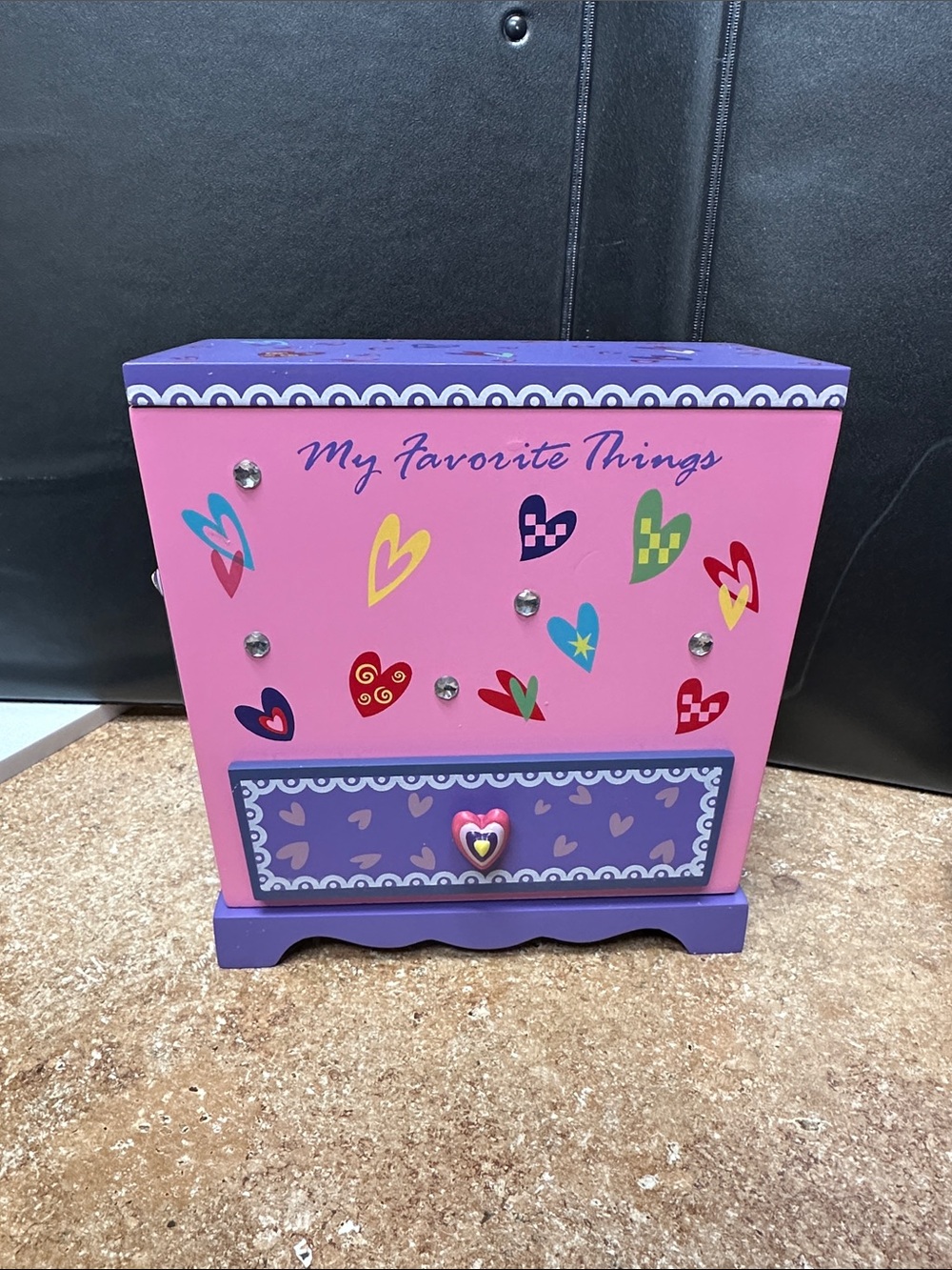 My Favorite Things Pink & Purple Kids Jewelry Box